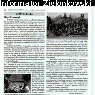 artykuł z Informatora Zielonkowskiego