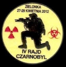 Czarnobyl IV plakietka