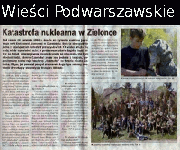 artykuł z Wieści Podwarszawskich